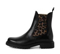 Tamaris Women's 1-25427-41 Chelsea Boots, Black/Leopard, 42 EU