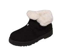 Womens Boots Wellington Unisex Lace-Up Chunky Memory Foam Winter Warm Cotton Pull On Cowgirl Uk Size