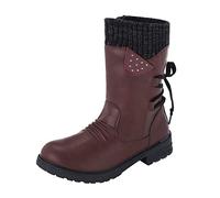 Womens Boots Winter Waterproof Snow Ankle Booties Wide Fit, Side Zipper Design, Warm Plush Faux Fur Lined Comfortable Non-Slip Walking Boot For Outdoor Lightweight Shoes