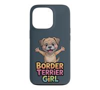 Womens Border Terrier Girl Cartoon Cute Pet Dog Mom Breed Case for iPhone 13 Pro