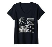 Womens Born 1978 Birthday Limited Legendary Since 1978 Basketball V-Neck T-Shirt