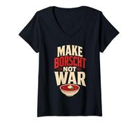 Women's Borscht Lover Beet Soup Cooking Borscht V-Neck T-Shirt