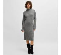 Women's Boss C_Fagdassy Long Sleeve Relaxed-Fit Dress in Silver