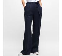 Women's Boss Tepiala Wide-Leg Trousers in Blue