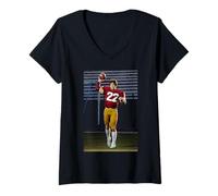 Womens Boston College Doug Flutie Football NFL Michael Grecco V-Neck T-Shirt