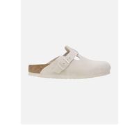 Birkenstock Womens Boston Suede Sandal - White - Size 38