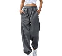 Women's Bottom Sweatpants Moisture Wicking Joggers Pants Workout High Waisted Yoga Pants With Pockets Wide Leg Harem Hippie Pant Drop Crotch Baggy Lightweight Stretch Cotton Jogging Yoga Trouser