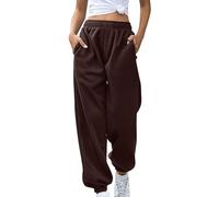 Women's Bottom Sweatpants Moisture Wicking Joggers Pants Workout High Waisted Yoga Pants With Pockets Wide Leg Harem Hippie Pant Drop Crotch Baggy Lightweight Stretch Cotton Jogging Yoga Trouser