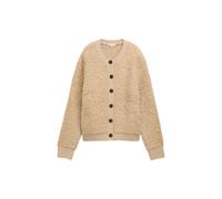 Women's Boucle Knit Cardigan Tom Tailor Marron XL