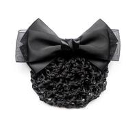 Womens Bowknot Hairnet Women's Bow Silk Veil Head Flower Hairnet Women Bun Cover, for Women Bun Net(Colour 3,Style 1)