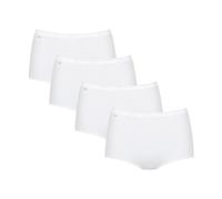 Women's boxer shorts Sloggi Basic + Maxi (x4) White 40
