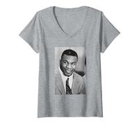 Womens Boxing Mike Tyson in London for Frank Bruno Vs James Tillis V-Neck T-Shirt