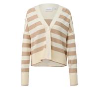 Women's Boxy Striped Cardigan COMMA Blanc 42