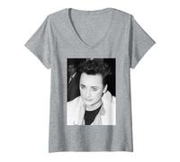 Womens Boy George Culture Club Montreux Pop Festival Switzerland V-Neck T-Shirt