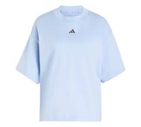 Women's boyfriend T-shirt adidas Studio 3-Stripes Bleu M