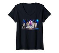 Womens Boyzone Boy Band Glasgow Concert Greatest Hits Tour 1999 V-Neck T-Shirt