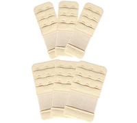 Women's Bra Extenders 2 Hook and 3 Hook Elastic Bra Extension Strap, 6 Pieces