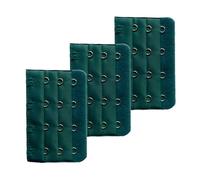 Women's Bra Extenders 4 Hook 3 Rows Buckle,3 Pack Bra Extender,Ladies Strap Extension,Soft Stretchy Back Adjustable,For Women Pregnancy Postpartum Weight Gain Period Growth (Wood Green)