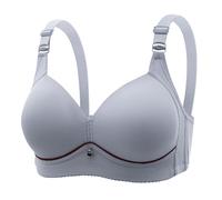 Women'S Bra-Nursing Bra Women'S Comfortable Large Size No Steel Ring Bra Medium And Old Age Thin Comfort Bra Bra (Gy1, 38)