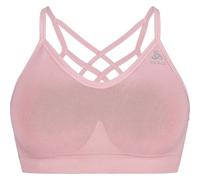 Women's bra Odlo Seamless Soft (Pale mauve - Grey Melange)