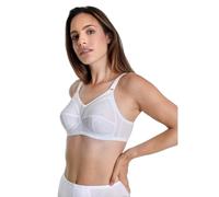 Sassa Women's Soft-BH Jacquard Full Cup Plain Everyday Bra, Off-White (weiß 00100), 44BB