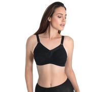 Sassa Women's Soft-bh Jacquard Plain Full Cup Everyday Bra, Black (Schwarz 00500), 44B (Manufacturer size:100B)