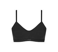 Sloggi Women's Bra EVER Ease P - Padded, Non-wired Cotton-blend - Black M