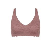 Sloggi Bra Zero Feel Bliss Soft, Padded Non-Wired, Cacao, XL Plus