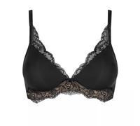 Triumph Womens Amourette Charm Padded Bra, Black, 36B UK