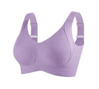 Women's Bra Without Underwire 2 / 3 Pack Seamless Bra Push Up Bra Strong Hold Seamless Comfortable Classic Bustier Adjustable Underwear Comfort Full Cup Solid Colour Bra for Everyday Clothing