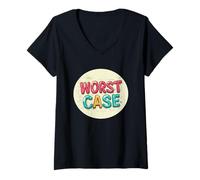 Womens Brace Yourself for the Worst Case Situation Outfit V-Neck T-Shirt