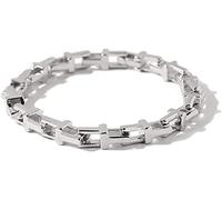 Women's Bracelet Bracelet Fashion Jewelry Gift Classic T-Lock Style Bracelets and Gold Bracelets Women's Jewelry Men's and Women's Bracelets (Color : Gold Color Size : 18cm) (Silver Color 18cm)