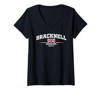 Women's Bracknell England V-Neck T-Shirt