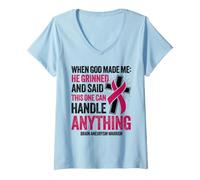 Women's Brain Aneurysm Warrior V-Neck T-Shirt