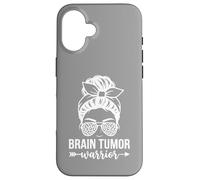 Women's Brain Tumor Warrior Leopard Design Case for iPhone 16