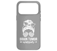 Women's Brain Tumor Warrior Leopard Design Case for iPhone 17 Pro Max