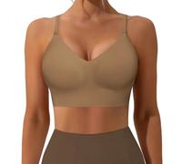 Women's Bras Bras for Women Non Wired Seamless Bra Wireless Push Up Solid Color Comfort Support Padded Sleep Bralettes for Womens Ladies Comfort Women UK Bra Older