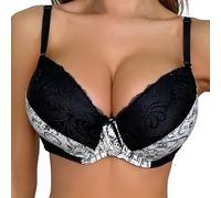 Womens Bras,Women's Sexy Double Breasted Lace Lingerie Plus Size Bra