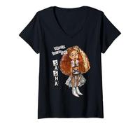 Women's Bratz Sasha Doll Pretty 'N' Punk V-Neck T-Shirt
