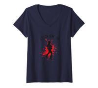 Women's Brave Cowboy Stick 'Em Up V-Neck T-Shirt