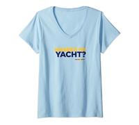 Womens Bravo Below Deck Where's My Yacht V-Neck T-Shirt