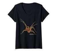Women's Brazilian Wandering Spider Phoneutria Fera V-Neck T-Shirt