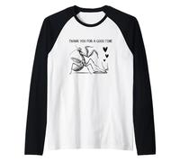 Womens Breakup Praying Mantis | Thanks For A Good Time Raglan Baseball Tee
