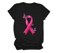 Women's Breast Cancer Awareness Pink Ribbon T-Shirt Breast Cancer Awareness T-Shirt