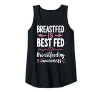 Women's Breastfed is Best Fed Breastfeeding Awareness Mom Care Tank Top
