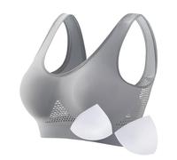 Women's Breathable Comfortable Bras,Plus Size Bras Non Wired Sport Plus Bra Comfort Push Up Summer Wireless Full Coverage Without Steel Ring