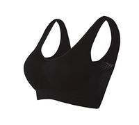 Womens Breathable Cool Lift Up Air Bra Full Support Sports Bra Seamless Wireless Unpadded Comfort Bra No Underwire Bra Plus Size 7XL Bras for Women No Underwire UK