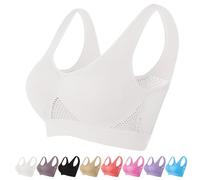Womens Breathable Cool Lift Up Air Bra Full Support Sports Bra Seamless Wireless Unpadded Comfort No Underwire Plus Size 7XL Bras for Women No Underwire UK