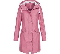 Womens Breathable Lightweight Jackets Winter Coats Solid Color Pockets Packable Softshell Coat with Hood Windbreaker Camping Hiking Coat Plus Size Softshell Jacket Trench Coat for Women Uk