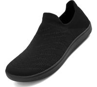 Womens Breathable Slip-On Walking Shoes Mesh Cushioned Non-Slip Sole